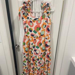 NWT Emily McCarthy Bow Maxi Dress, XS